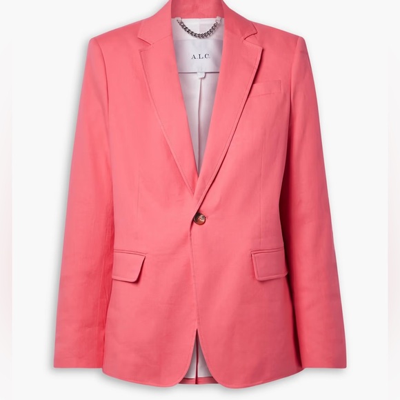A.L.C.
Women's Pink Donovan Linen-blend Blazer. Size 8 Women
#120 - Picture 3 of 7